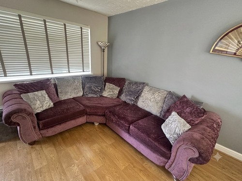 Scs corner sofa complete with - sofa,