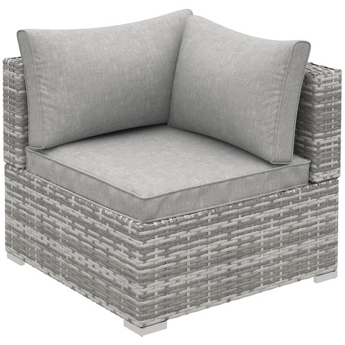 Rattan corner sofa - corner, single