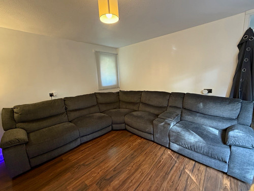 Dfs grey fabric corner sofa - dfs,,