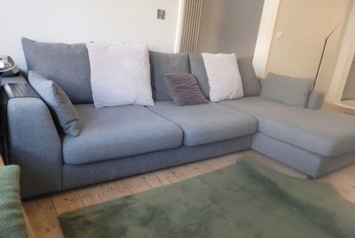 Dfs grey acrylic blend fabric - grey,