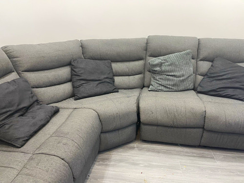 Grey woven fabric corner - grey,