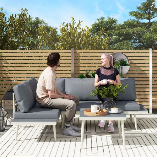 Garden corner sofa - corner, cushions