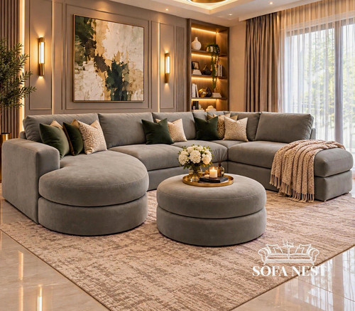 Sofa nest shape cuddle - nest, u-shape