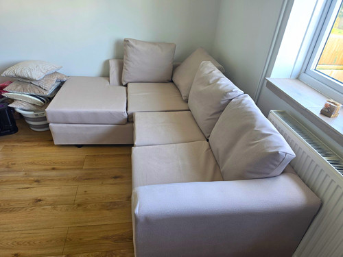 Grey corner sectional sofa - corner,