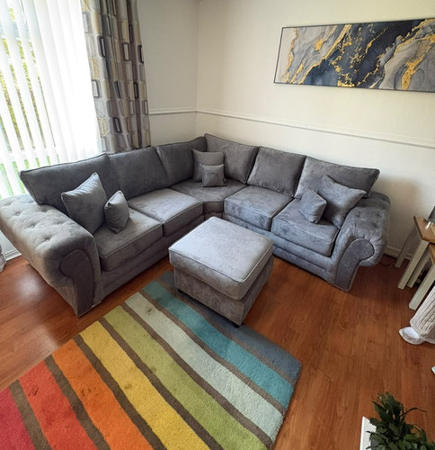Verona sofa grey kensington - sofa,