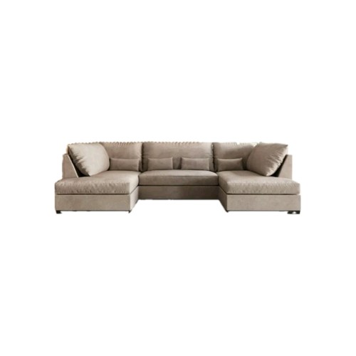 Large shaped fabric corner - u,
