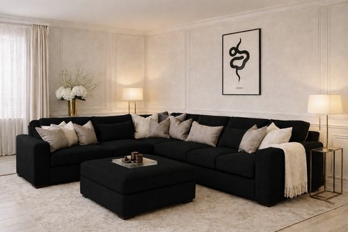 Luxury ruby corner sofa - luxury|, |