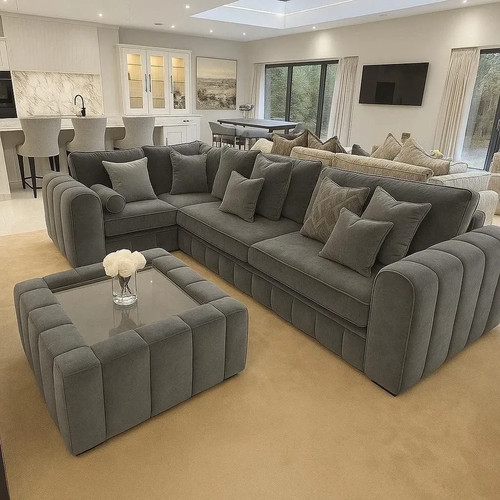 Grey lilly corner - grey,