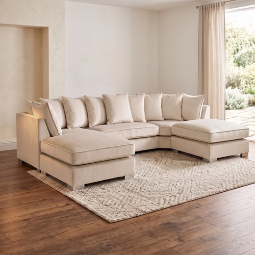 Bishop shape large sofa - bishop, u