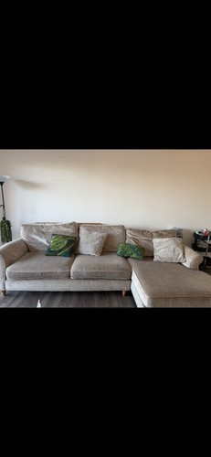 Next beige fabric - beige, sofa