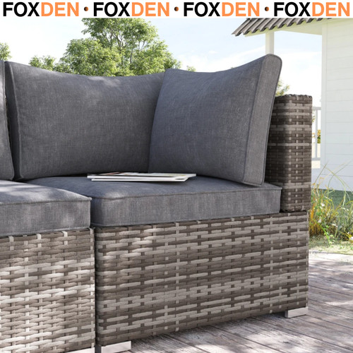 Rattan corner sofa chair with - rattan,