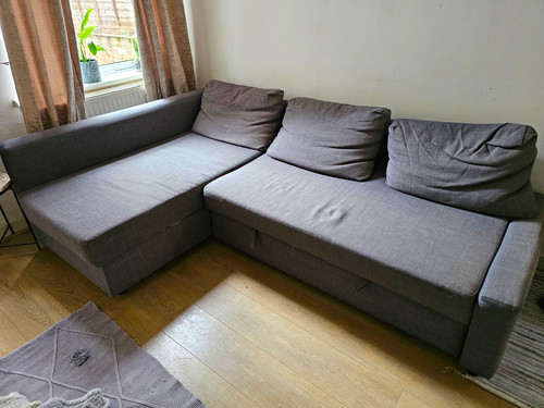Grey shape corner - corner, sofa
