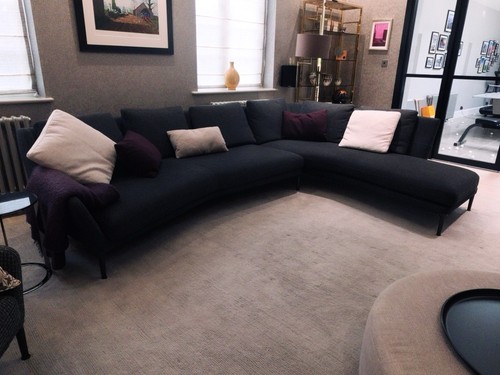 Italia grey fabric corner - b&b,