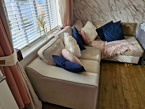 Next beige shaped corner - beige,