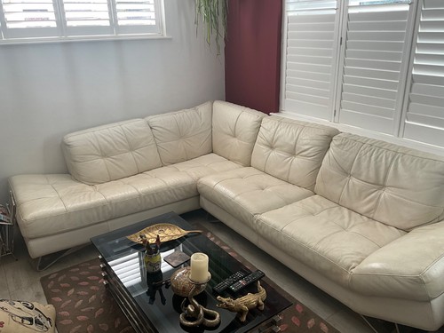 Corner sofa cream - sofa,