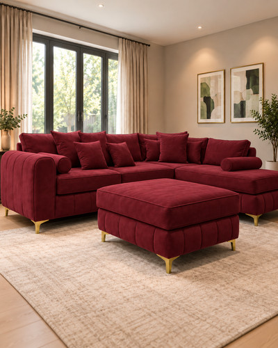 Luxury lilly chaise corner - luxury|,